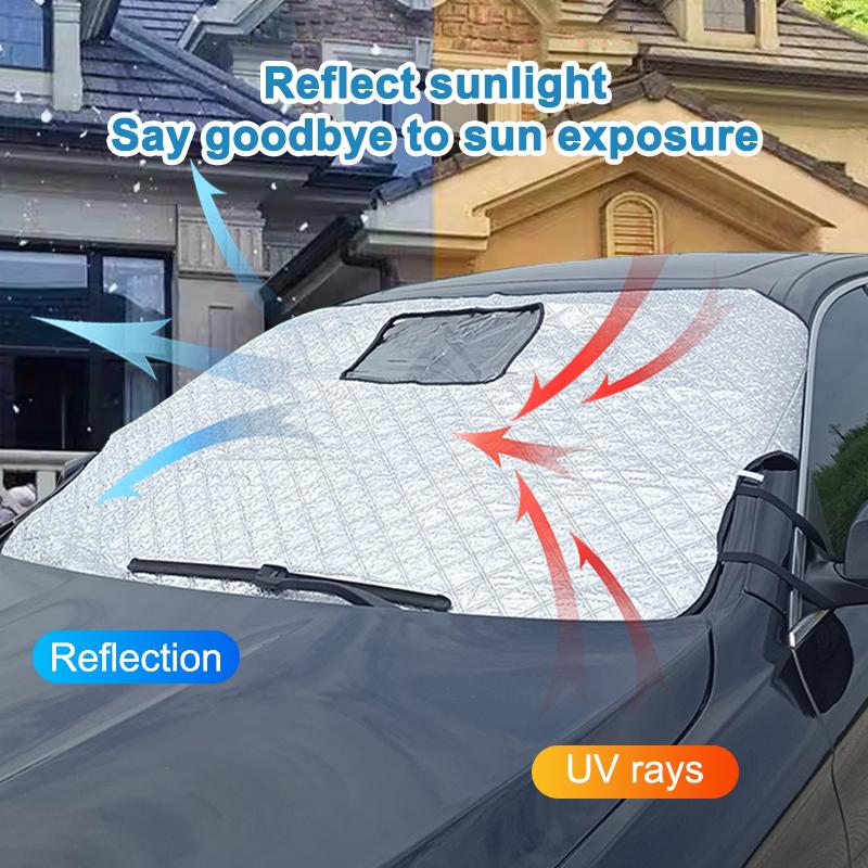 SEAMETAL лобовое стекло автомобиля зимние чехлы для защиты от снега и льда защита — фото 9