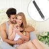 Faux Leather Paddle Rivet Fixation Auditory Stimulation Toy 11 Inches Role Play Cosplay Accessories for Couples
