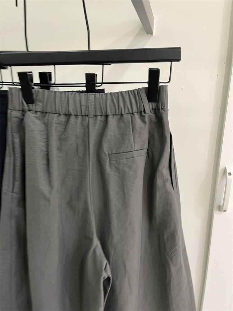Koreanische High-Waist Straight-Leg Frühjahrs-Freizeithosen für Damen
