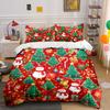 Festive Snowy Cheer Bedding Sets Duvet Cover Sets Duvet Covers Pillowcases(1*Duvet Cover 2*Pillowcases Without Duvet Insert)