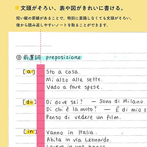 Hobonichi Notizbuch mit neuen linierten Seiten für reduzierte visuelle Belastung, Größe Semi B5, 5-farbiges Set
