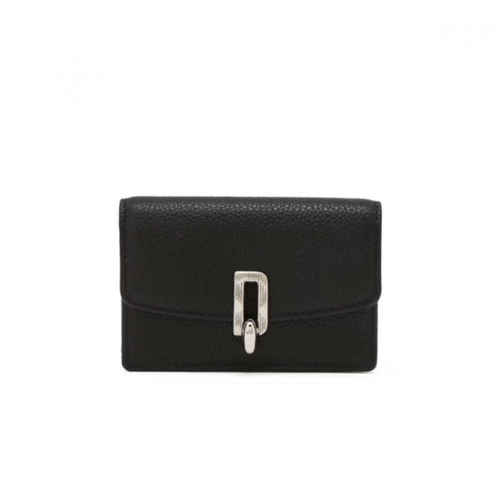 Daks Black Card Wallet Calfskin Dcwa6f525bk