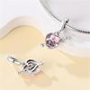 Magical 100 Copper Glass Flower Butterfly Charm Bead Charms Bead Charms Compatible With 3mm Authentic Bracelets Do It Yourself Party Jewellery Gifts