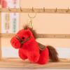 Lifelike Mini Horse Pendant Cute Plush Horse Doll Pendant  Festive Decor