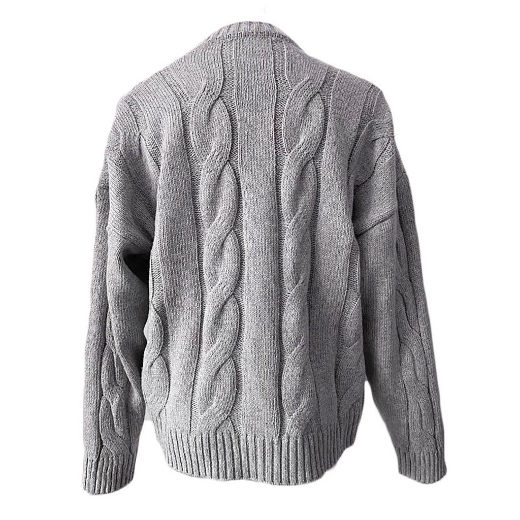 Women's Tops Solid Knitted Cardigan Sweater Casual Outerwear