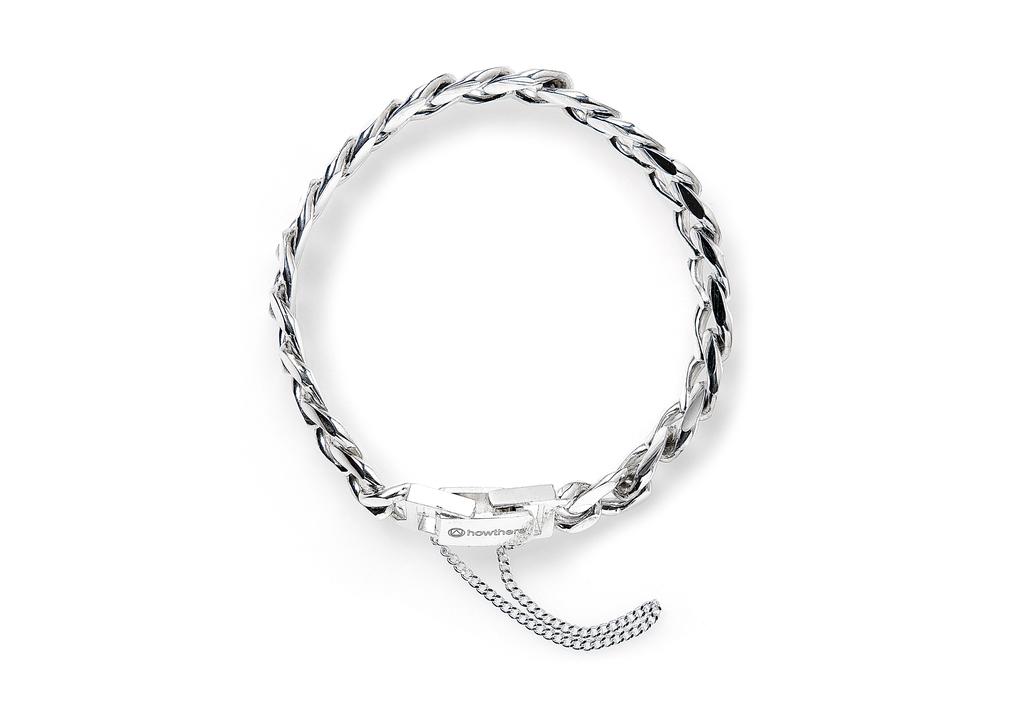 Howthere Silver Chain Bracelet Ring My Bell - Masculine Silver Chain