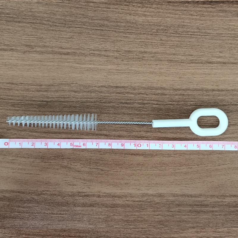 Stainless Steel Cleaning Brush for Straws, Bottles, and Cups with Spiral Bristles