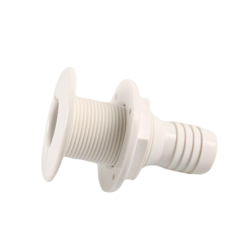 Flexible Bilge Pump Hose Kit PVC Complete Bilge Pumps tallation Kit 2pcs Clamps 6ft Hose Thru Hull Connector for Boats
