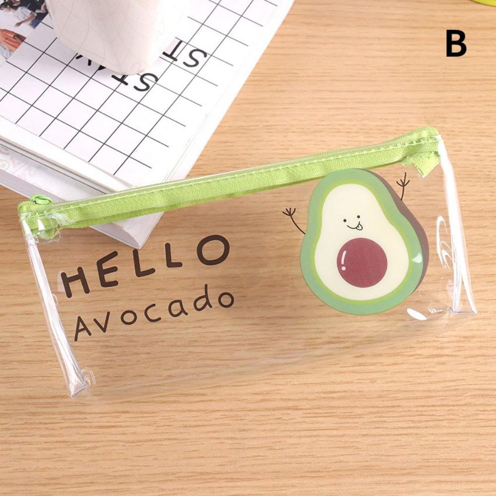 1PC Pencil Case Avocado School Pencil Box Pencilcase Pencil Bag School Supplies Stationery