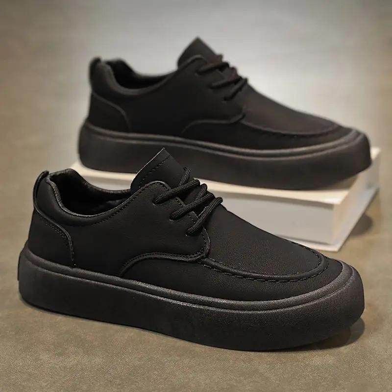 

Модная обувь для повседневной носки для чернокожего мужчины, увеличивающая рост, с круглым носком, в продаже, летняя, для взрослых, модная, 2025, дизайнерская, размер 44, обувь из искусственной кожи для мужчин 44