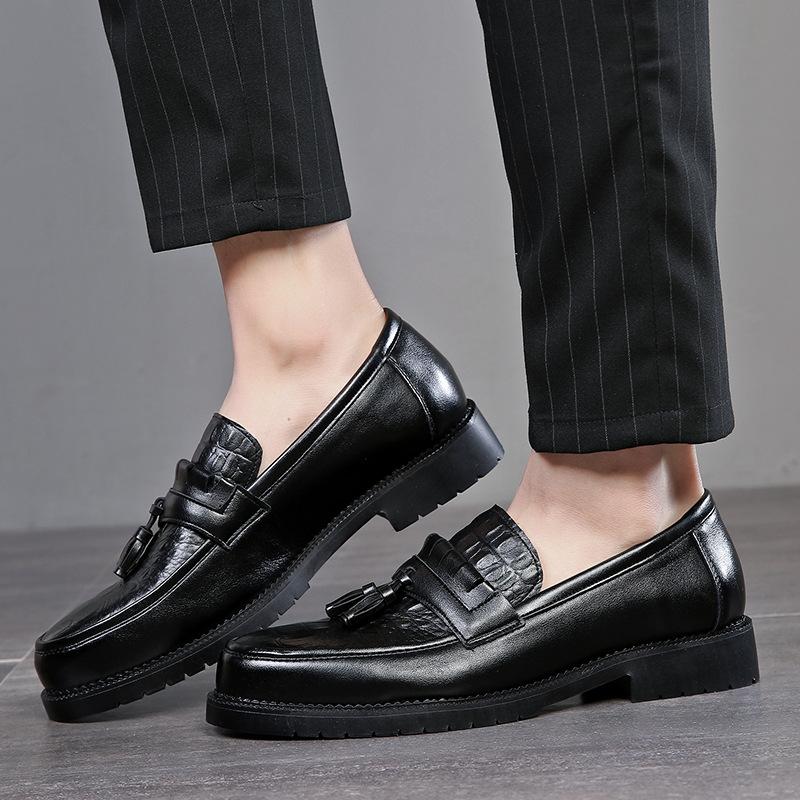 Men Dress shoes formal shoes men's Handmade business shoes wedding Leather Men Oxfords shoes zapatos de hombre 2024