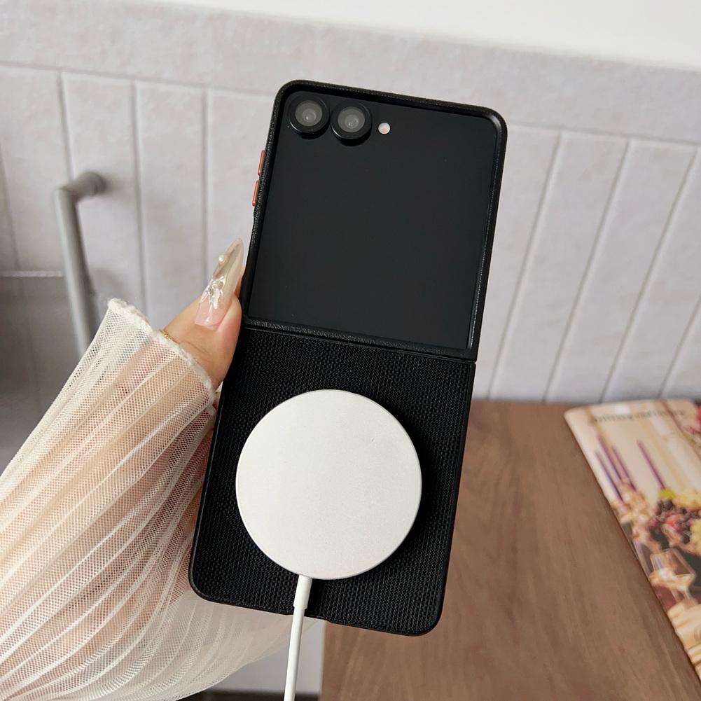 Hard Built-in Magnetic Ring Phone Case For Samsung Z Flip 7 Flip7 FE Galaxy Z Flip 6 5 4 Slim Protect Cover