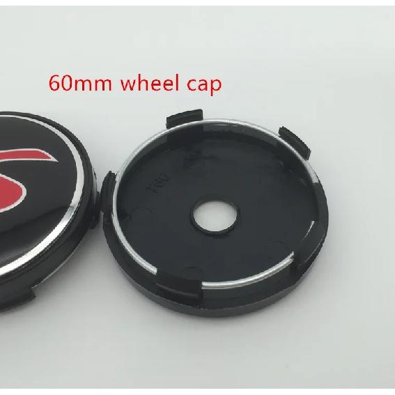 4pcs 56mm 60mm forMINI Car Emblem Wheel Hub Center Cap Badge Covers Sticker Decal Styling Accessories