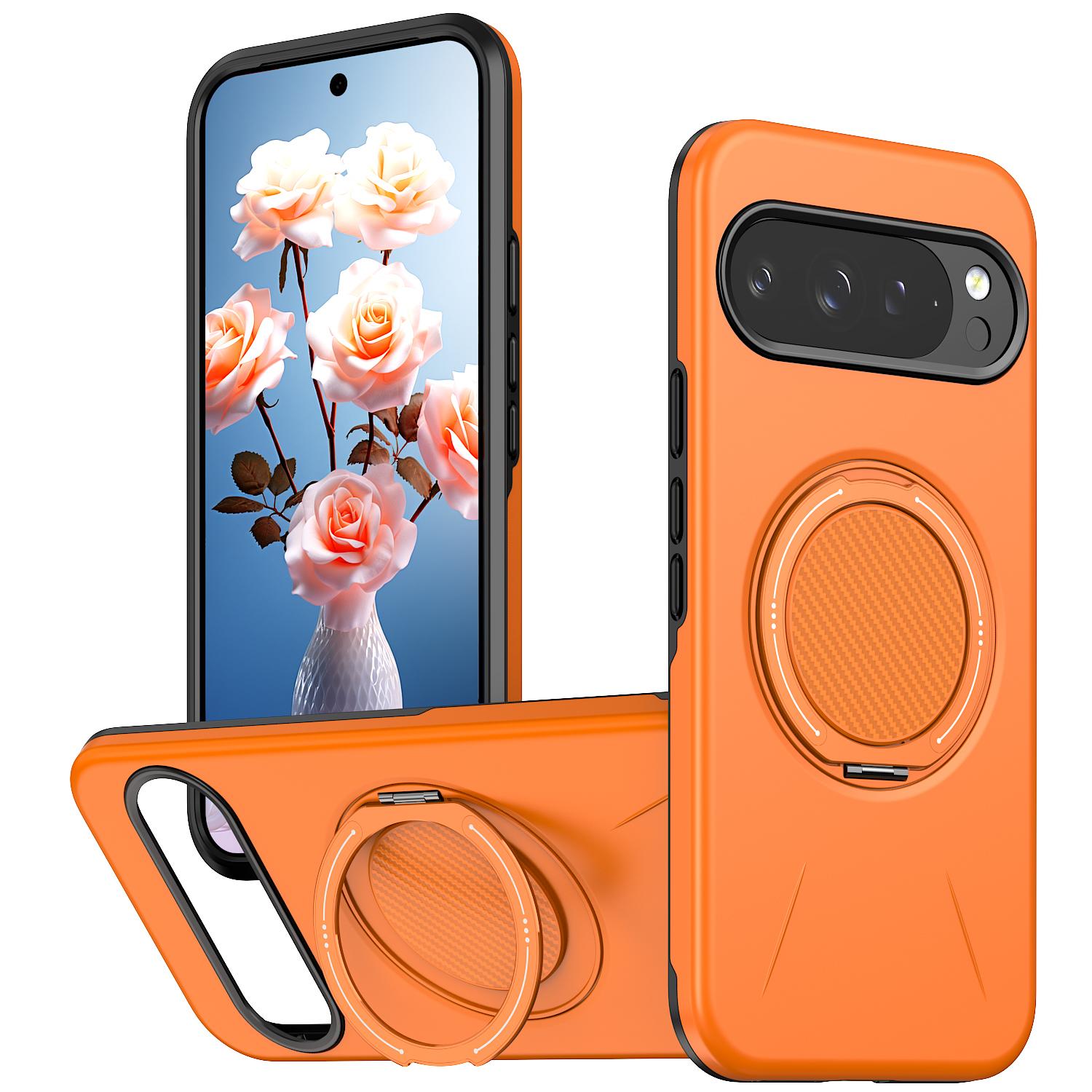 

360° Magnetic Bracket Phone Case For Google Pixel 10 9 Pro XL 10A 10 Pro For Magsafe Shockproof Stand Holder Cover Funda Google Pixel 9