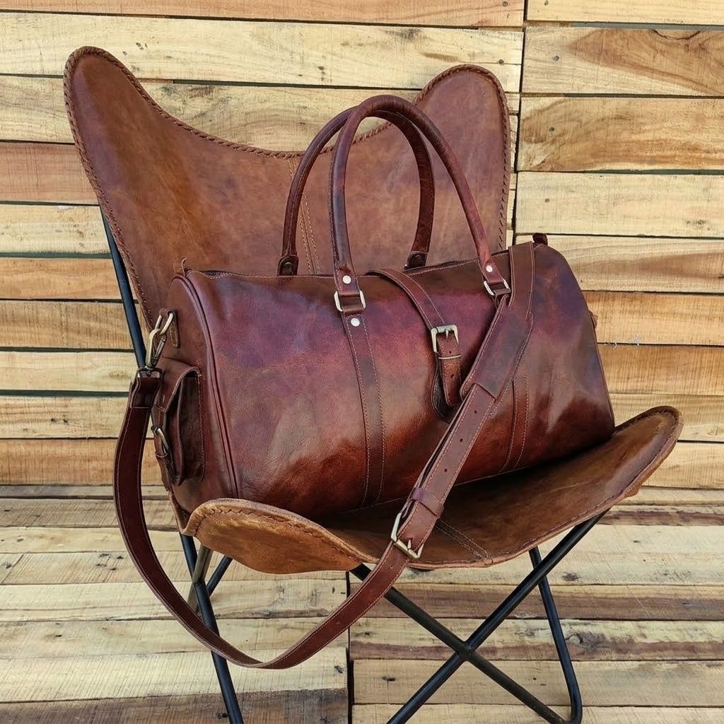 Leather Duffle Bag, Handmade Leather Weekender, Gym Bag Men, Vacation Duffel Bag, Travel Bag, Overnight Bag, Leather Holdall, Groomsmen Gift