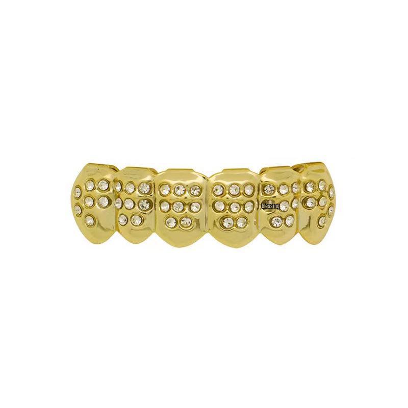 72 Diamond Gold Hip-Hop Grill Accessories