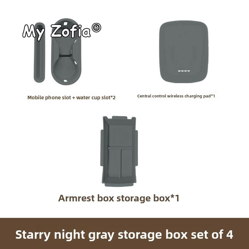 For GWM Ora 5 2025 2026 2027 Car Center Storage Box Large Capacity Armrest Console Organizer Interior Storage Accessories