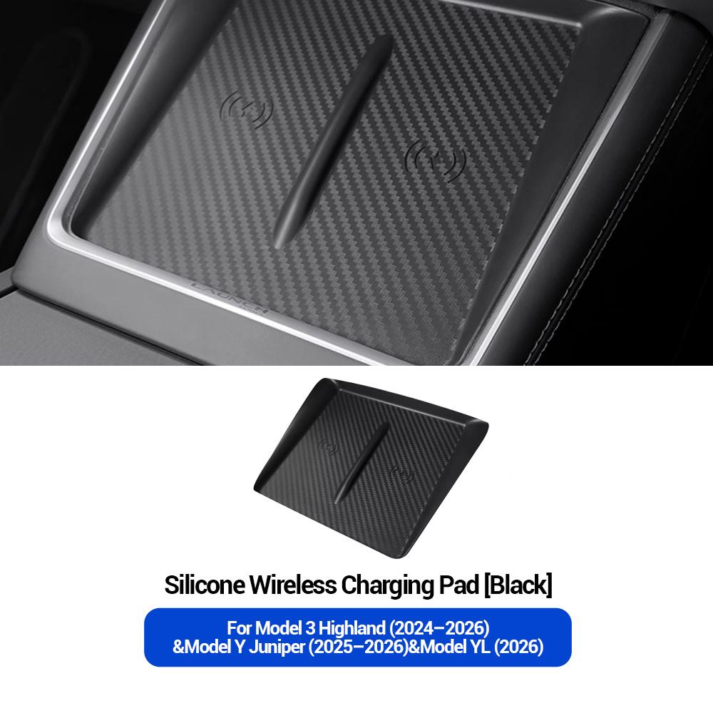 1/4Set For Tesla Model 3 Y YL Highland Juniper Armrest Pad Anti-fouling Case Center Organizer Console Box Cover Car Accessories