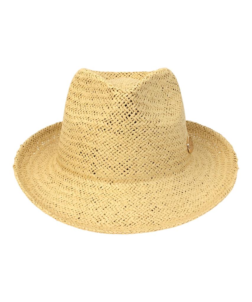 Yunibeosyeolkemiseuteuli Bu Summer Beige Simple Long Fedora Summer Fedora