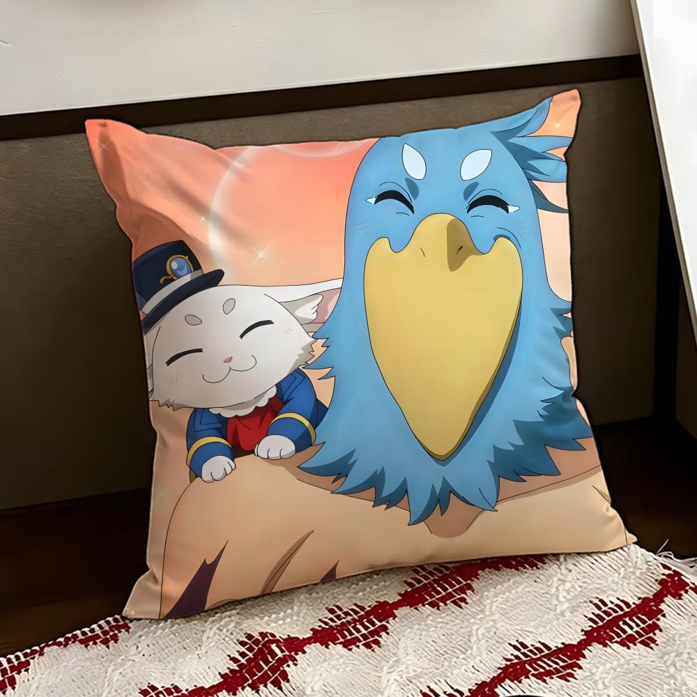 Anime SShangriLa Frontier Cushion Cover Reversible Soft Durable Pillow Cover Home  Car MultiScene Use for Daily Comfort