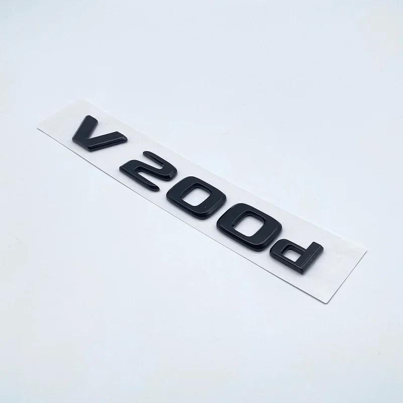 3D Letters V250d V300d NIGHT EDITION ABS Emblem for Mercedes Benz V Class W447 Car Fender Badge Trunk Nameplate Logo Sticker IX6