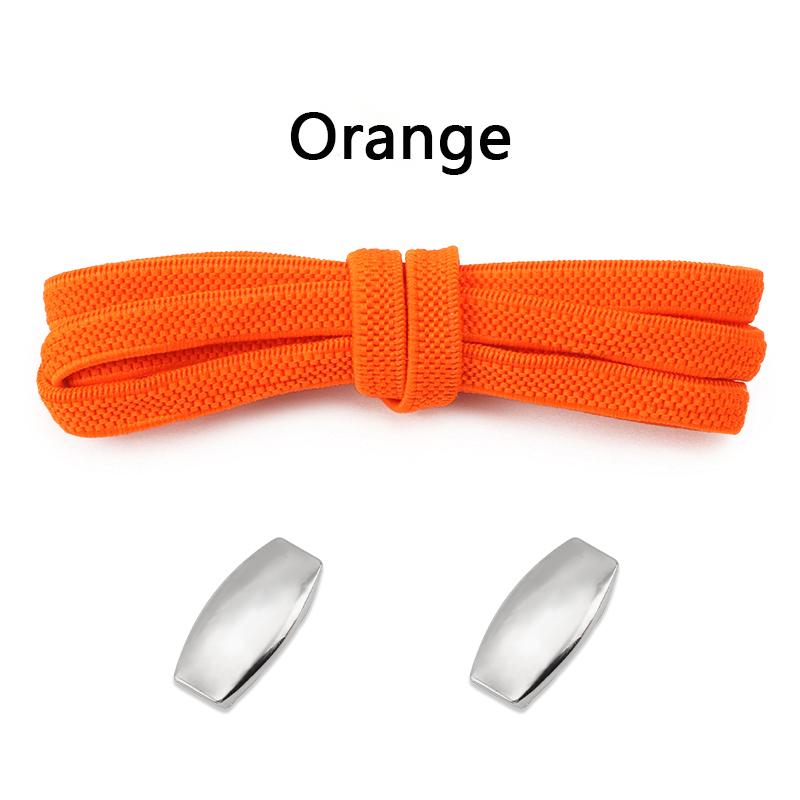 1Pair Elastic Laces Sneakers New Lock Flat Shoelaces Without ties Kids Adult No Tie Shoelace Rubber Bands Shoes Accessories