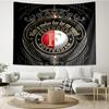 Tapiz del Escudo del Feyenoord Rotterdam Decoración de Habitación Colgante de Pared para Sala de Estar Dormitorio, dormitorio, Regalos de Cumpleaños y Navidad