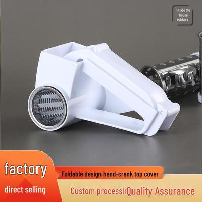New Hand-Cranked Rotary Cheese and Chocolate Grater - Multifunctional and Plastic for Home Use.