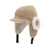Suede Warm Plush Winter Men's and Women's Thickened Wind Cold Ear Cap Outdoor Ski Pilot