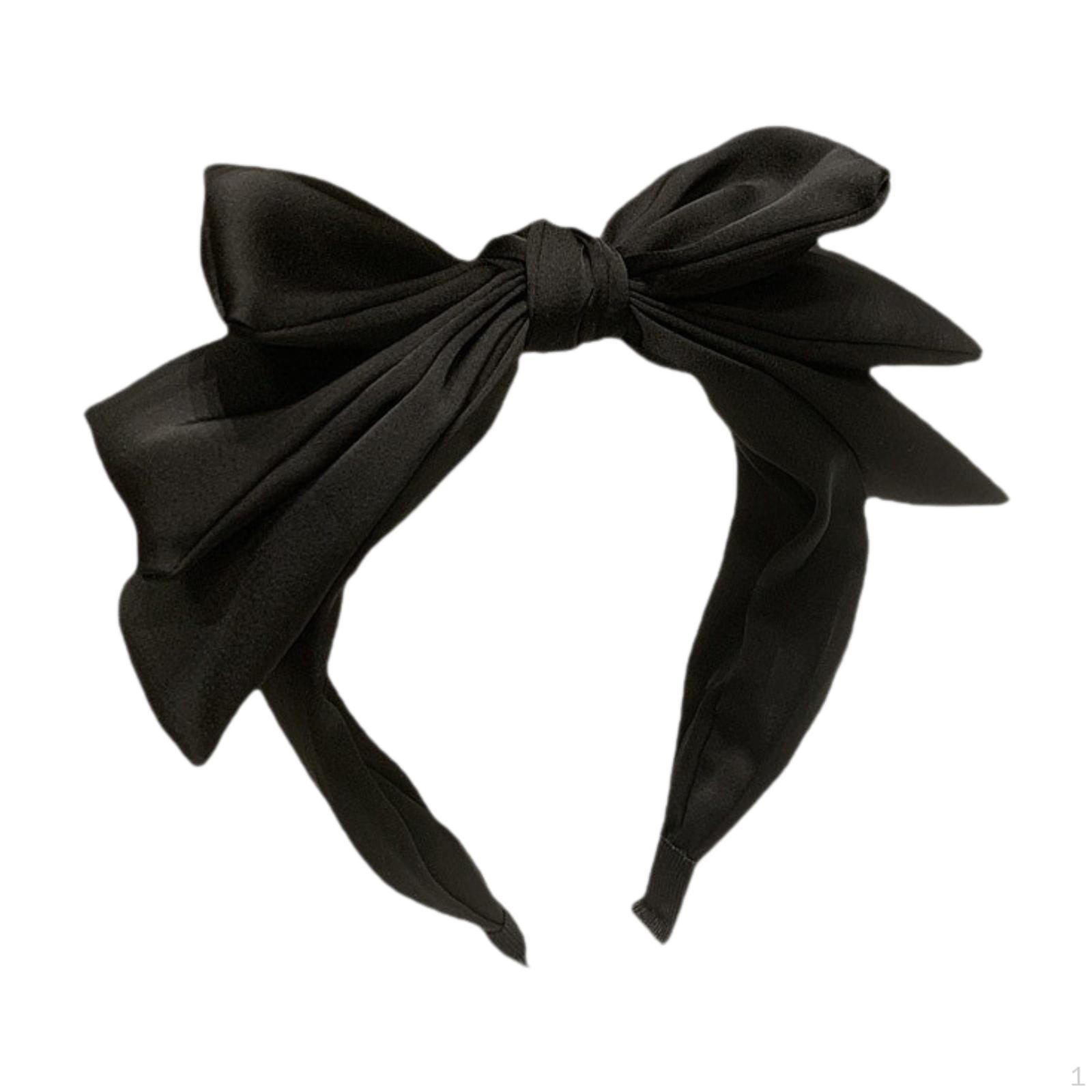 

to Bow Tie, Hair Accessory, Pupil for Festival, Facial Wash, Daily Use чорний