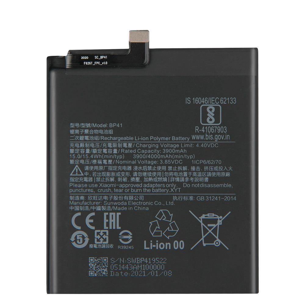Batería de repuesto BP41 BP40 para Xiaomi Redmi K20 Pro Mi 9T Pro Mi9T Redmi K20Pro batería recargable Premium 3900mAh