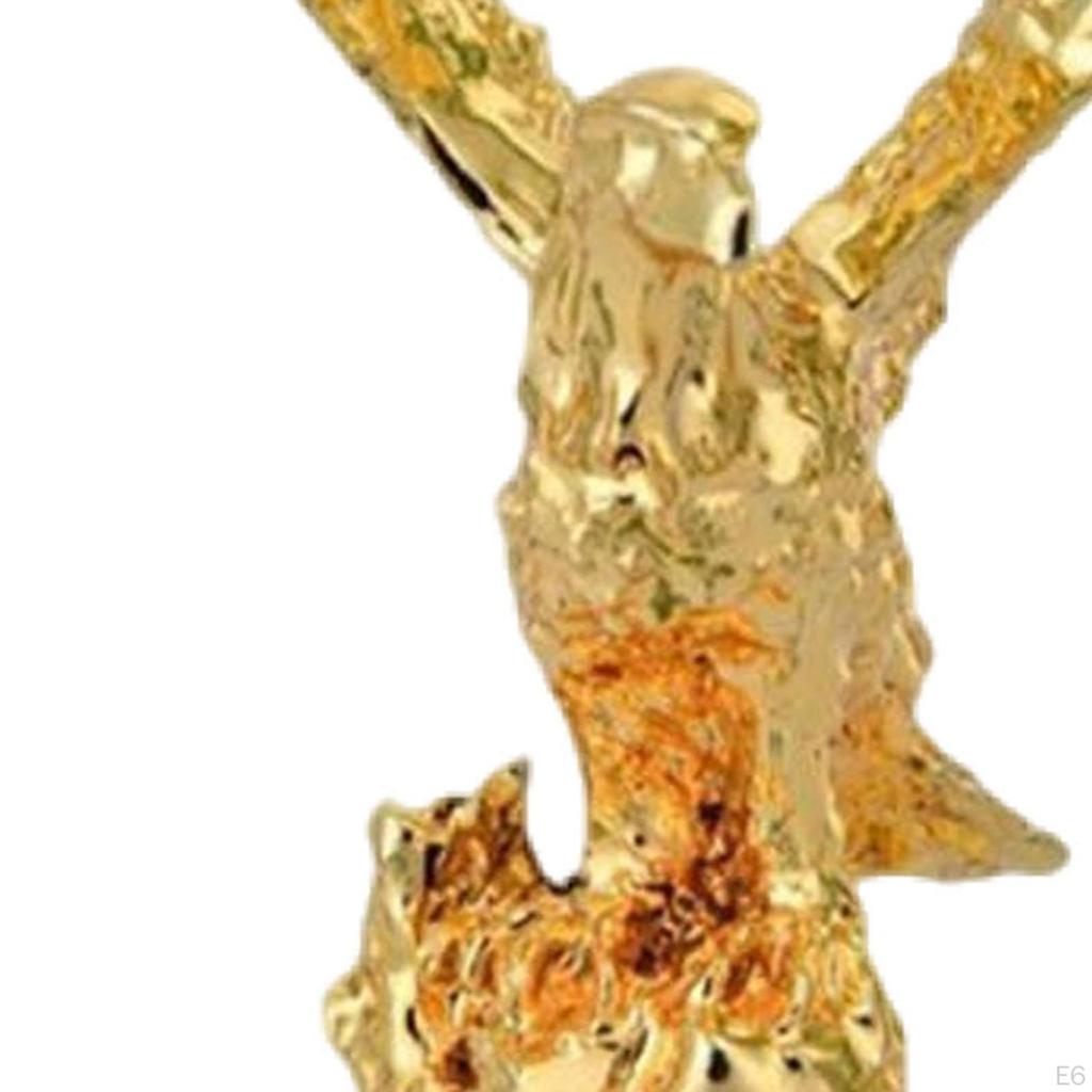 Eagle Statue Animal Figure Resin Sculpture Creative Ornament for Home Office Bookshelf Living Room