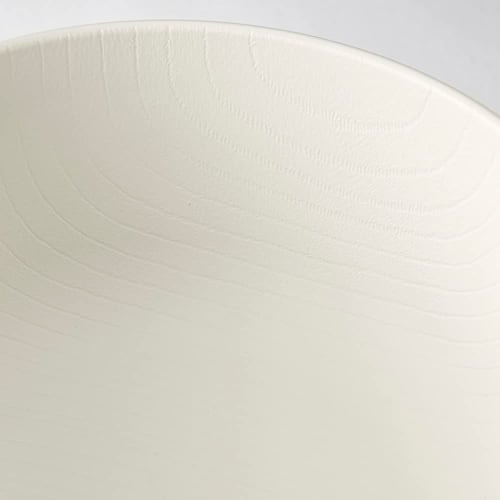 &NE Stackable Mini Bowl "recopo" Ivory, 13.5cm Diameter x 5.5cm Height, Approximate Capacity 350ml, Made in Japan, Lightweight, Wood Grain Finish, Mic