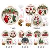 Christmas Cross Stitch Kits Embroidery Kit Stamped Embroidery Stitches Practice Kit Embroidery Starter Kit for Beginners Adult