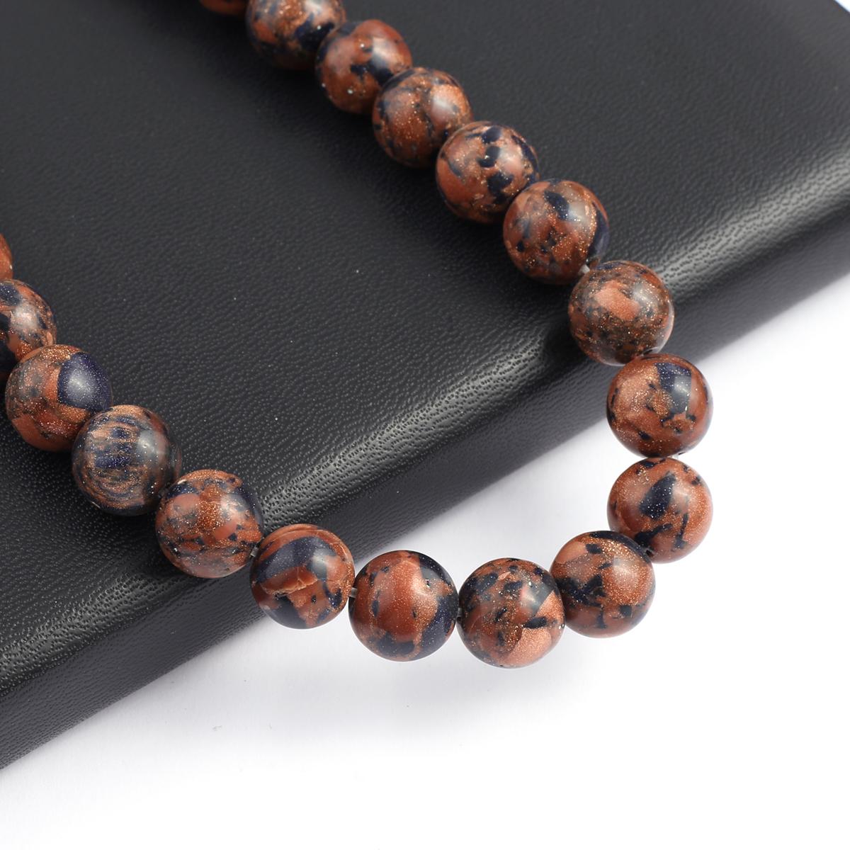 

Isoaltion бусины из натурального камня Золотой лебедь круглые бусины для изготовления ювелирных изделий DIY ожерелье серьги браслет аксессуар 10mm