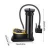 Bike Foot Pump Lightweight Car Foot Inflator With Pressure Gauge Portable Bike Tire Compressor for Sedan Motorcycle Pickup