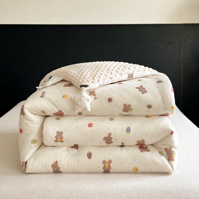 

Mannes SW Cozy Bean Velvet Knitted All-Season Quilt