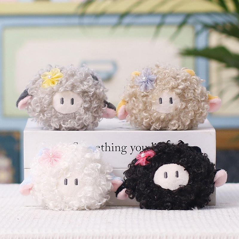 Plush Sheep Keychain With Soft Polyester Fill For Kids And Adults