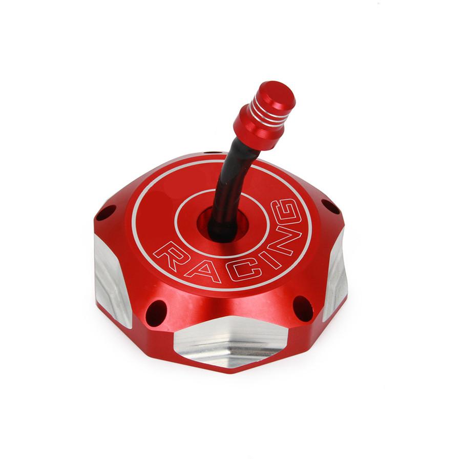 CNC Gas Fuel Tank Cap Red For 2000-2007 HONDA CR85R CR125R CRF230F CR250R