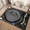 1PC Vinyl Disc Player Pattern Rug Carpets for Bedroom Living Room Sofa Music Mat Creative Door Mat Cloakroom Home Decor Gifts