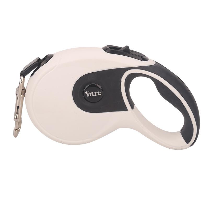 

Pet Products Pet Tractor Dog Automatic Retractable Traction Rope Large Dog Explosion-proof Rope Walking Dog Rope 5M 5 meters glued upgraded белый