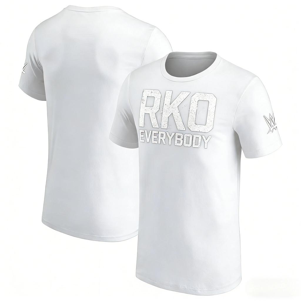 Kate Wein 100%cotton men's shirt oversized Rey Mysterio graphics shirt summer New Women's Y2k hot sale O-neck retro Tshirt
