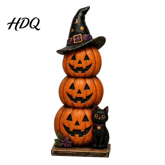 Vintage Haunted House Tiered Tray Decor Farmhouse Halloween Wooden Tabletop Decorations Table Topper Signs Spooky Retro Holiday Signs Pumpkin Ghost