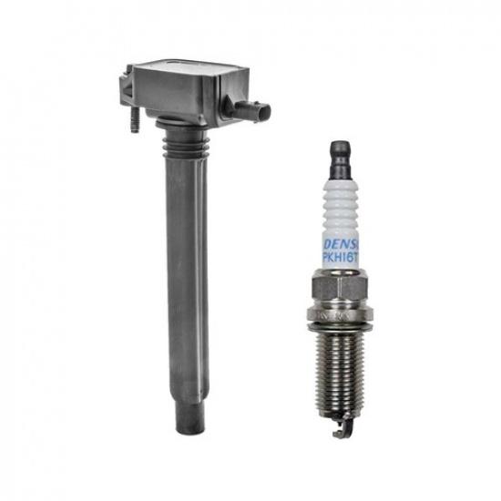 Set of 1  4505 Platinum TT Spark Plug + 1  Ignition Coil For Jeep