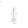Transparent Glass Dildo, Realistic Penis for Women, Automatic Masturbator Sex Toy, Adult Erotic Product