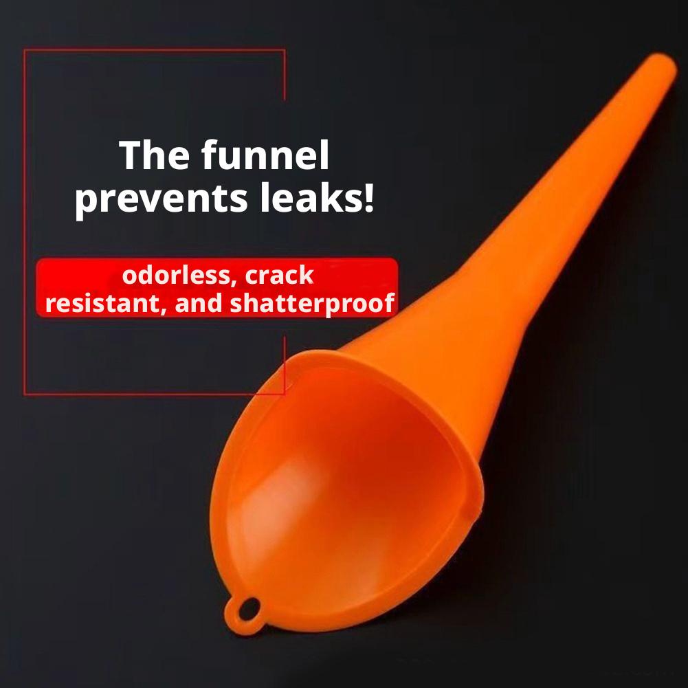 Hands‑Free Long Neck Oil Funnel Anti-splash Plastic Refueling Funnel Fuel Filling Tools For Car Motorcycle Engine Oil Transfer