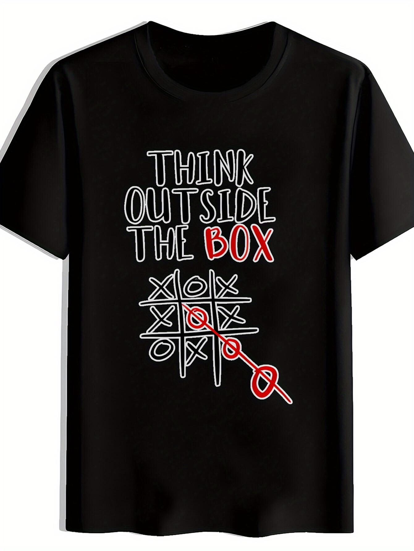T-shirt for THINK OUTSIDE THE BOX Printed XXXL