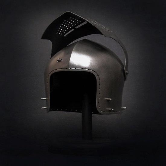 Spoleto Bascinet Helmet Medieval Combat-Ready SCA Buhurt Armor
