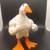 Funny Magnetic Duck Ornament with Suction Cup Mini Resin Prank Figurine for Desk Office Garden Cute Quirky Duck Figure Unique Gift for Coworkers