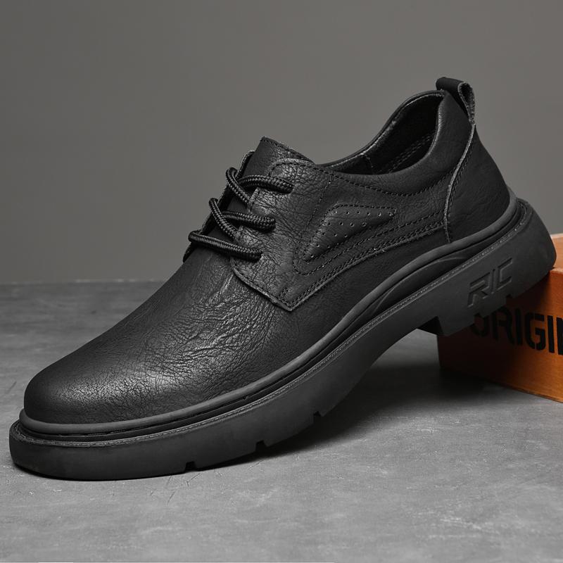 Genuine Leather Men Casual Shoes Luxury Warm Plush Fur Winter Sneakers Male Comfortable Oxford Shoes All-match Business Footwear